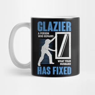 Glazier Profession Window Glass Installer Gift Mug